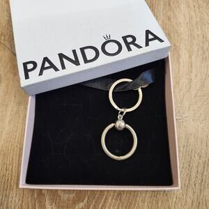 Authentic Pandora Moments Charm Key Ring Holder 399566C00